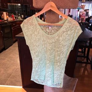Express Mint Top